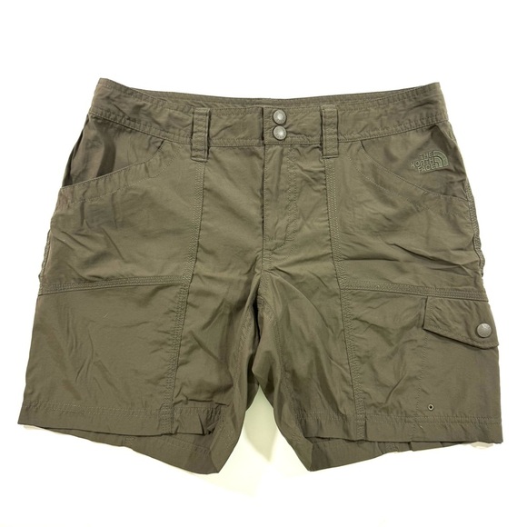 The North Face Snap Cargo Shorts Olive Green - Picture 1 of 7